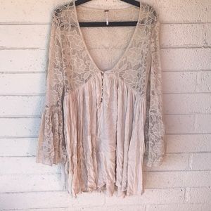 Size L Free People dress in cream